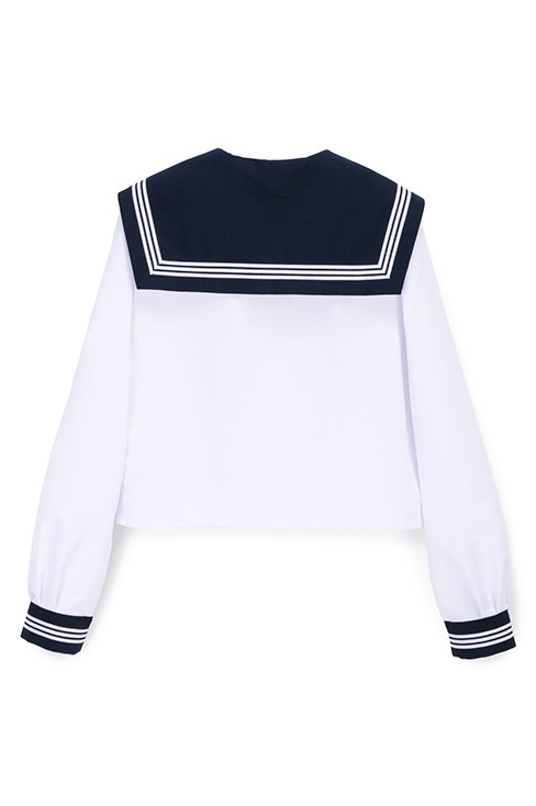 【受注生産 2026年8月末納品】 長袖セーラー 小さいサイズ (ネイビー) / KANKO Harajuku Select