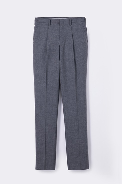 【受注生産 2026年8月末納品】 無地夏スラックス (チャコール) / KANKO Harajuku Select