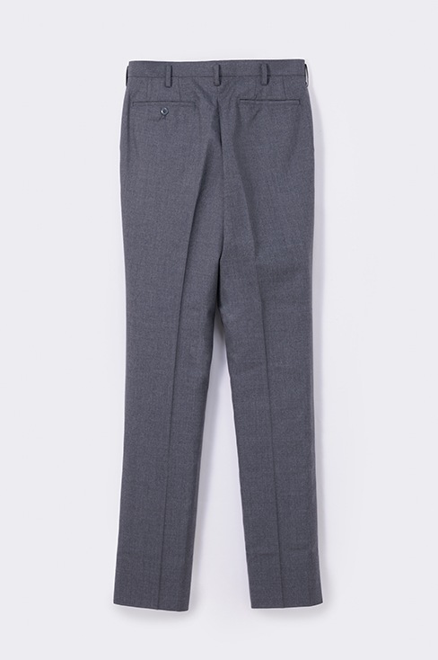 【受注生産 2026年8月末納品】 無地夏スラックス (チャコール) / KANKO Harajuku Select