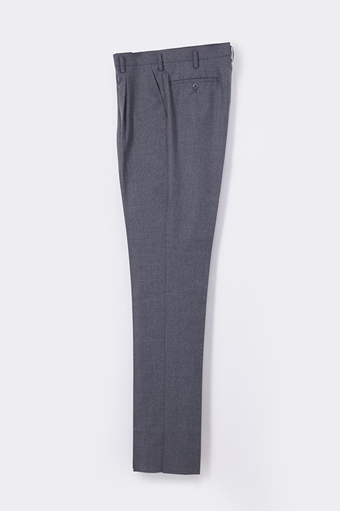 【受注生産 2026年8月末納品】 無地夏スラックス (チャコール) / KANKO Harajuku Select