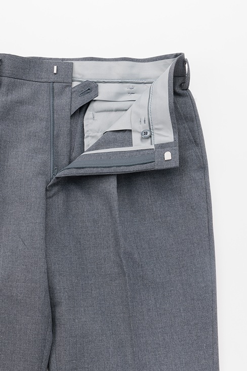 【受注生産 2026年8月末納品】 無地夏スラックス (チャコール) / KANKO Harajuku Select