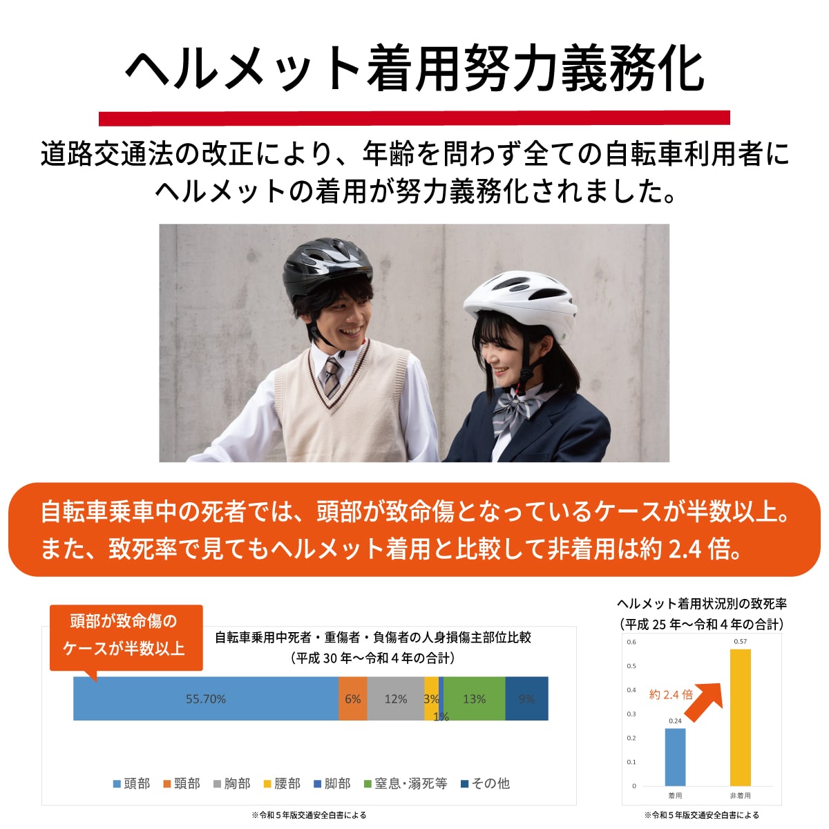 【SG規格】自転車用ヘルメット / OGK KABUTO（オージーケーカブト）