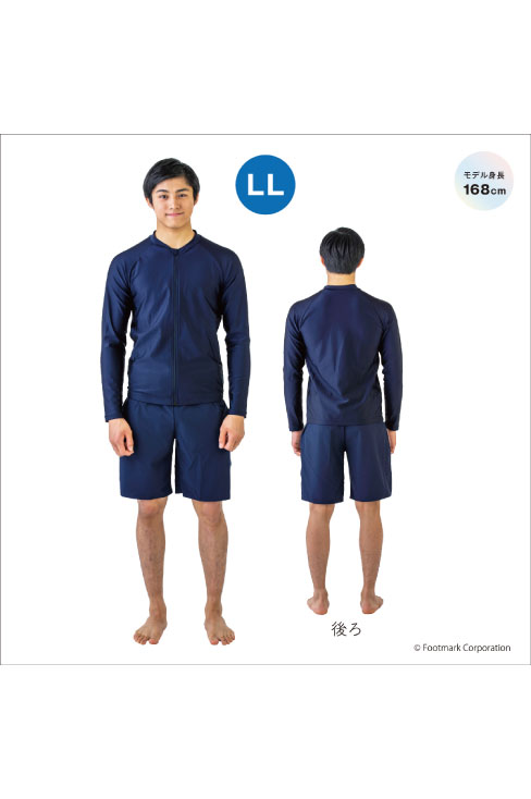 THE REGION ネイビー サーフパンツ　水着 ジェンダーレス水着のサーフパンツは制服通販のカンコー