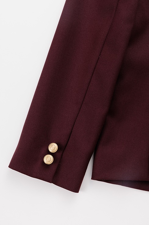 【受注生産 2026年8月末納品】 ブレザー 小さいサイズ (エンジ) / KANKO Harajuku Select