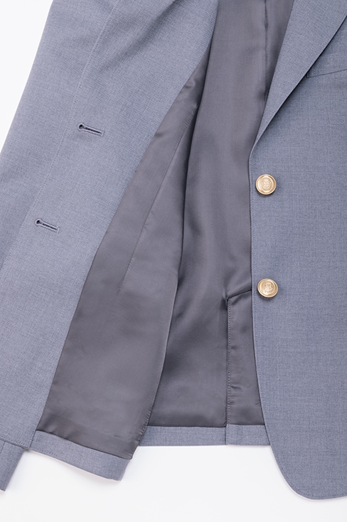 【受注生産 2026年8月末納品】 ブレザー 小さいサイズ (ライトグレー) / KANKO Harajuku Select