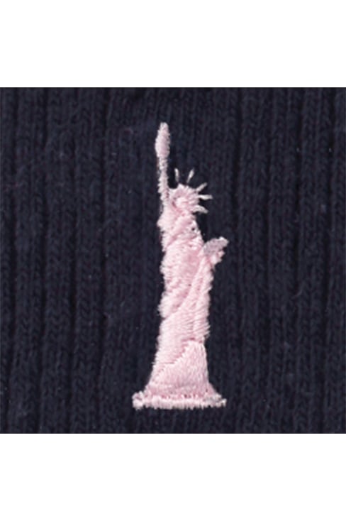 【2足組】片面刺繍ショート丈ソックス（13cm丈） / EASTBOY（イーストボーイ）