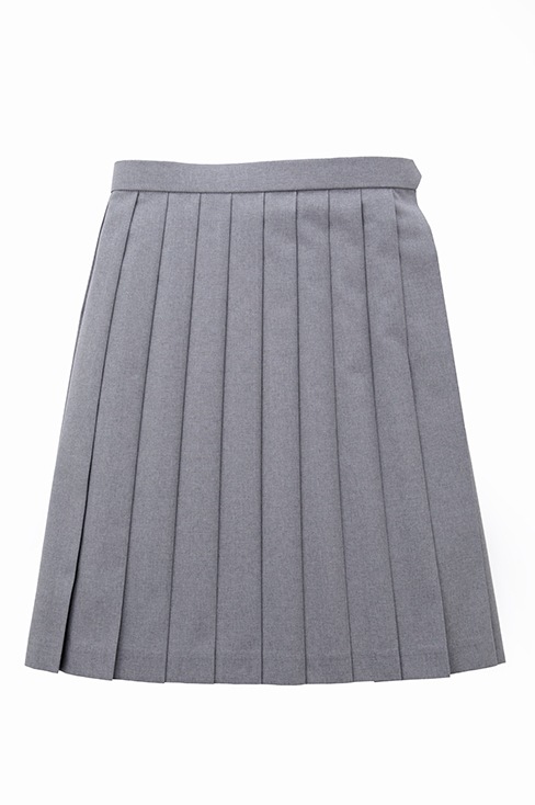 【受注生産 2026年8月末納品】無地夏プリーツスカート (グレー) / KANKO Harajuku Select