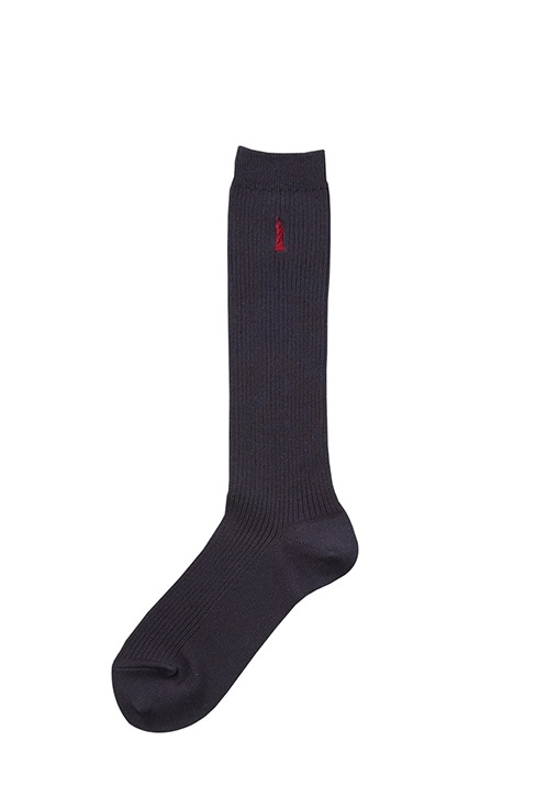 片面刺繍ハイソックス（32cm丈） / EASTBOY（イーストボーイ）