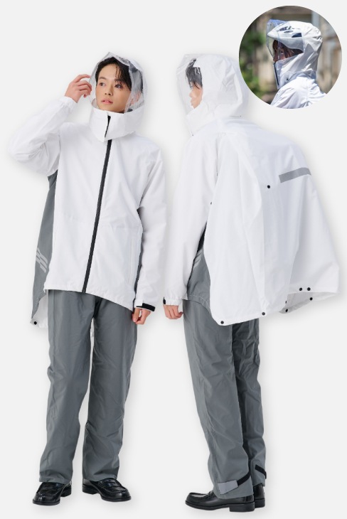 【透湿・軽量】レインスーツ(カッパ) /FUNAHASHI