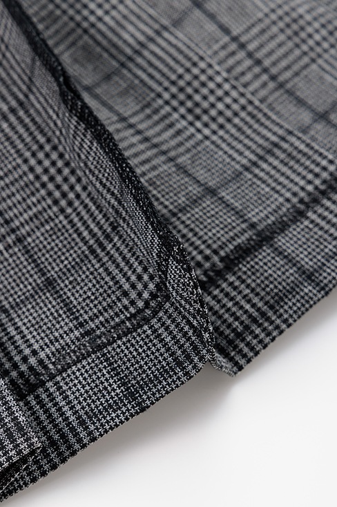 【受注生産 2026年8月末納品】チェックプリーツスカート (グレー) / KANKO Harajuku Select