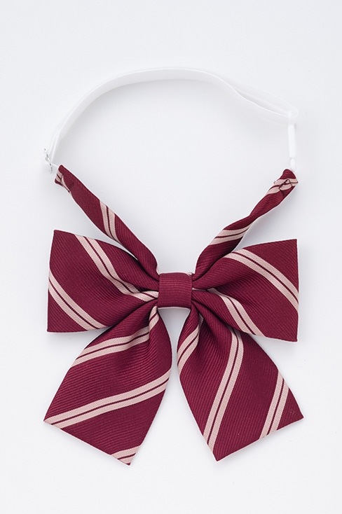 ストライプリボン エンジ ネイビー / HANECTONE