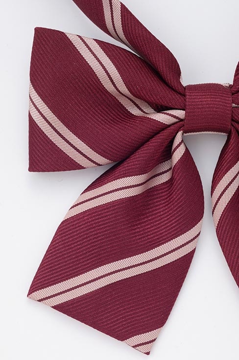 ストライプリボン エンジ ネイビー / HANECTONE