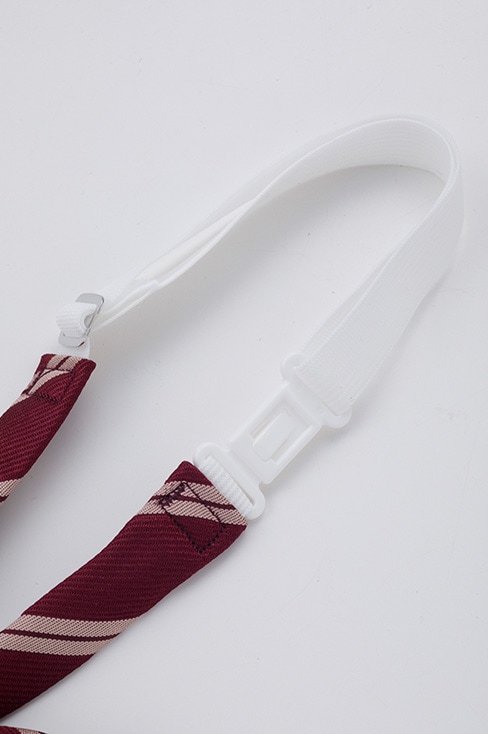 ストライプリボン エンジ ネイビー / HANECTONE