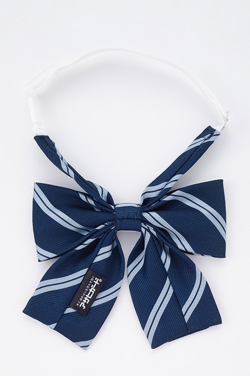 ストライプリボン エンジ ネイビー / HANECTONE