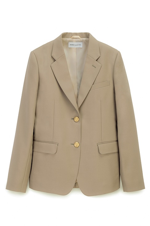 【受注生産 2026年8月末納品】 ブレザー 小さいサイズ (ベージュ) / KANKO Harajuku Select