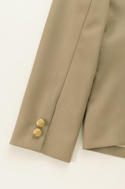 【受注生産 2026年8月末納品】 ブレザー 小さいサイズ (ベージュ) / KANKO Harajuku Select