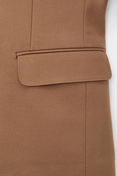 【受注生産 2026年8月末納品】 ブレザー 小さいサイズ (キャメル) / KANKO Harajuku Select