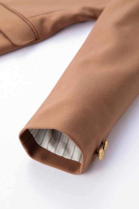 【受注生産 2026年8月末納品】 ブレザー 小さいサイズ (キャメル) / KANKO Harajuku Select