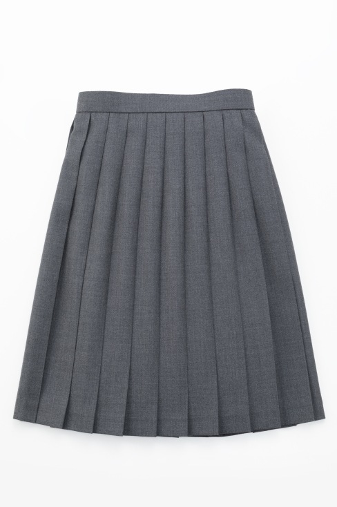 【丈長め】 無地プリーツスカート （58cm丈） / KANKO Harajuku Select