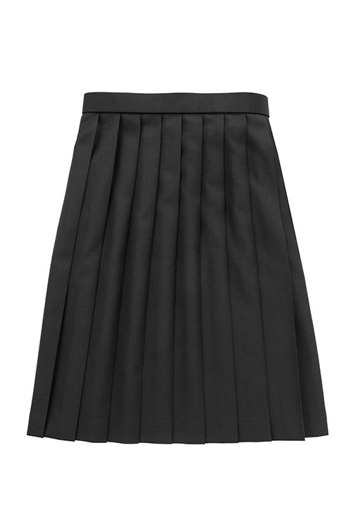 【丈長め】 無地プリーツスカート （58cm丈） / KANKO Harajuku Select