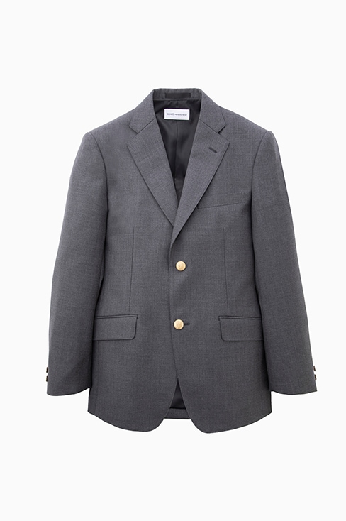 【受注生産 2026年8月末納品】 男子ブレザー (チャコール) / KANKO Harajuku Select