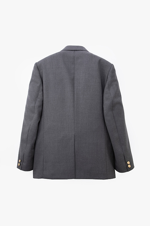 【受注生産 2026年8月末納品】 男子ブレザー (チャコール) / KANKO Harajuku Select