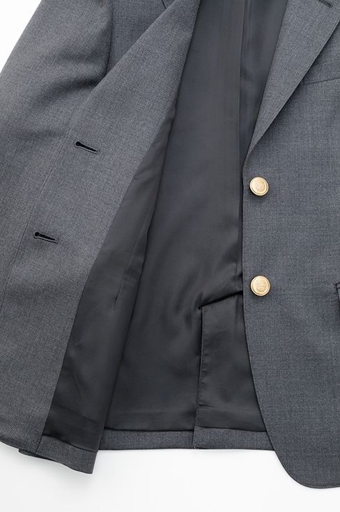 【受注生産 2026年8月末納品】 ブレザー (チャコール) / KANKO Harajuku Select