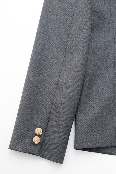 【受注生産 2026年8月末納品】 ブレザー (チャコール) / KANKO Harajuku Select