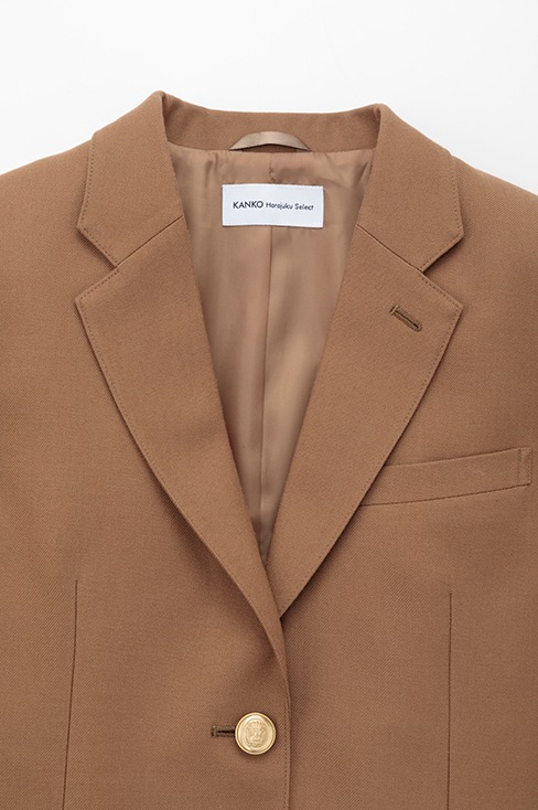 【受注生産 2026年8月末納品】 ブレザー (キャメル) / KANKO Harajuku Select