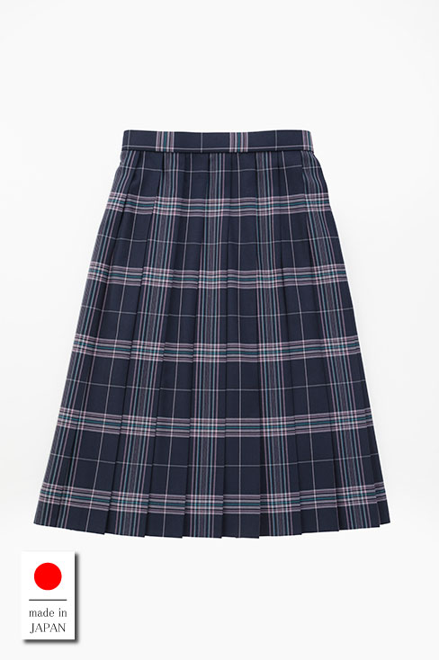 【丈長め】 チェックプリーツスカート （58cm丈） / KANKO Harajuku Select