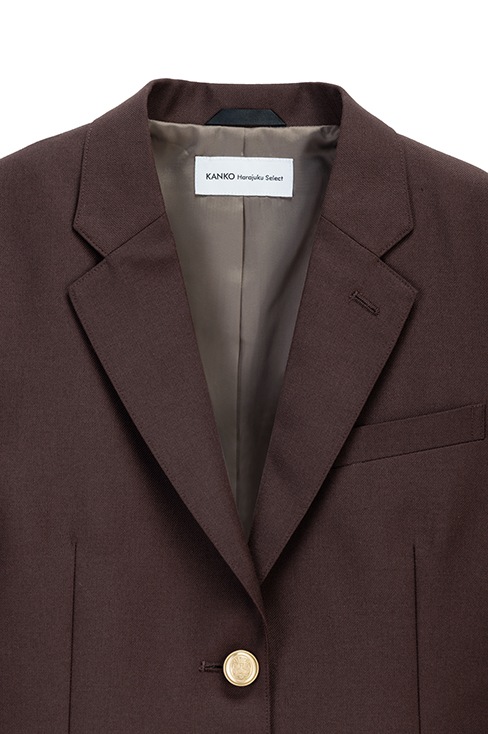 【受注生産 2026年8月末納品】 ブレザー (ブラウン) / KANKO Harajuku Select