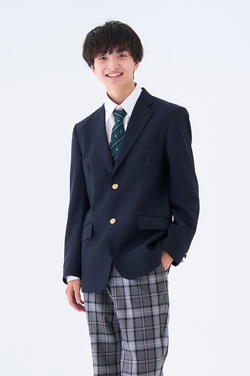ポンポネットジュニアM（150）ネイビー チェック柄 スーツ・ブレザー セット ポンポネットジュニアM（150）ネイビー チェック柄 スーツ