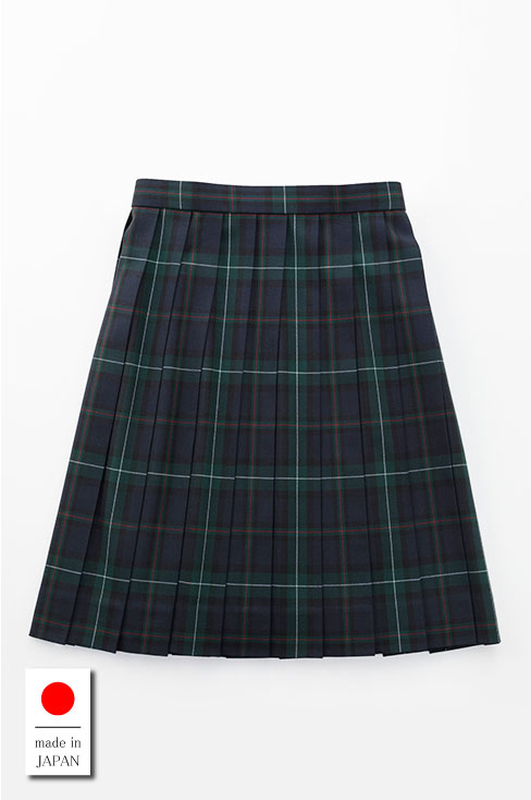 チェックプリーツスカート （48cm丈） / KANKO Harajuku Select