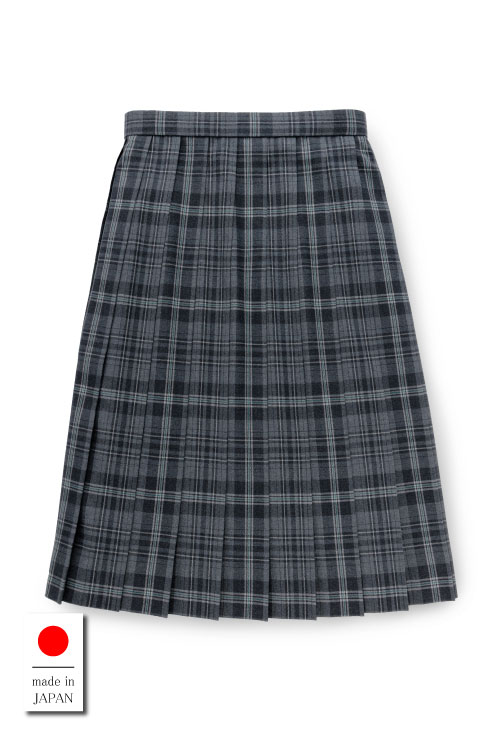 【丈長め】 チェックプリーツスカート （58cm丈） / KANKO Harajuku Select