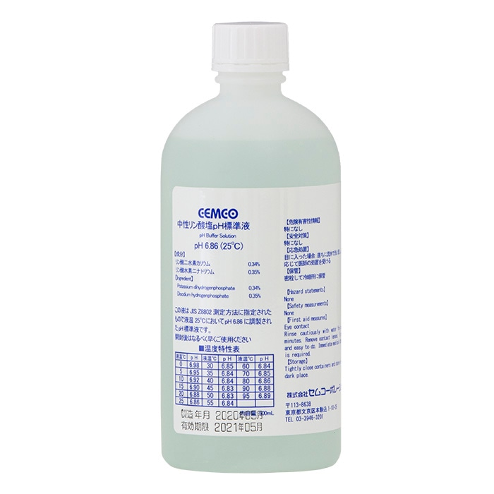 PH6.86標準液 PH6.86-L-500