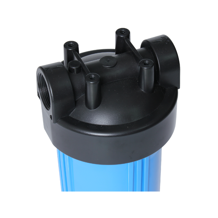【在庫限りスポット入荷品】BIGカートリッジハウジング ブルー/500L/エアー抜き無し
