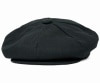 NEW YORK HAT　ニューヨークハット　キャスケット　6226　Canvas Big Apple　キャンバス　ビッグアップル　ブラック
