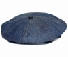 NEW YORK HAT˥塼衼ϥåȡ6103Stitched Denim Newsboyƥåǥ˥ࡡ˥塼ܡ֥롼