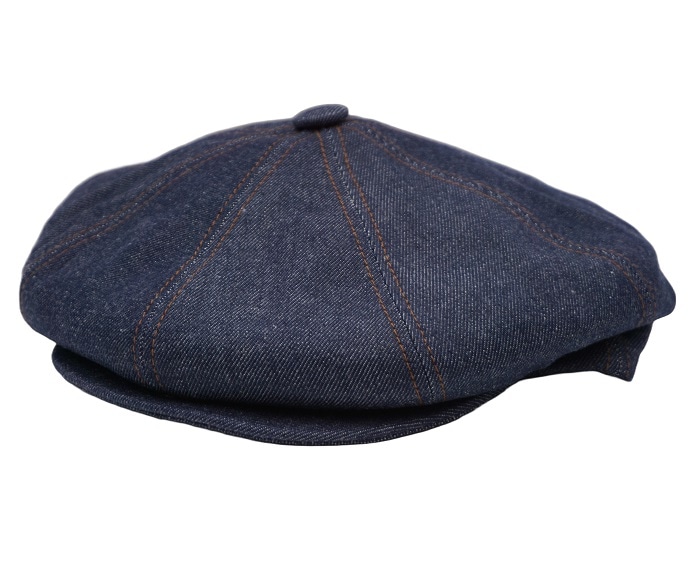 NEW YORK HAT ニューヨークハット 6103 Stitched Denim Newsboy
