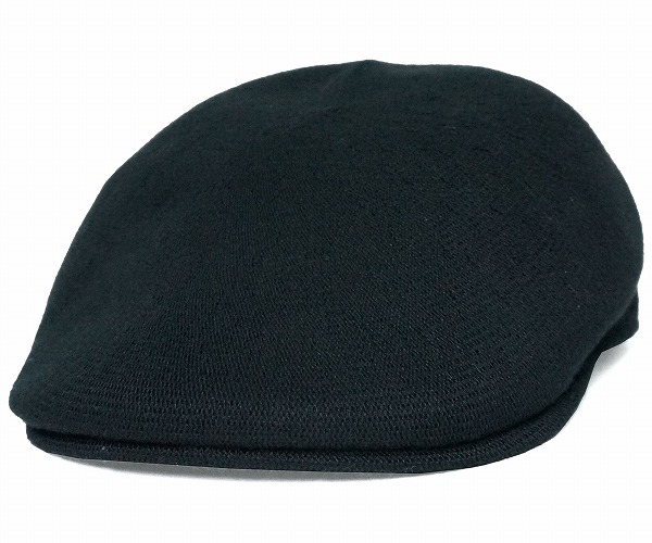 ・KANGOL｜Bamboo 507 Hunting Cool/ カンゴール/バンブー ハンチング クール/ブラック # KANGOL カンゴール ハンチング BAMBOO 507 バンブー 507 ブラック