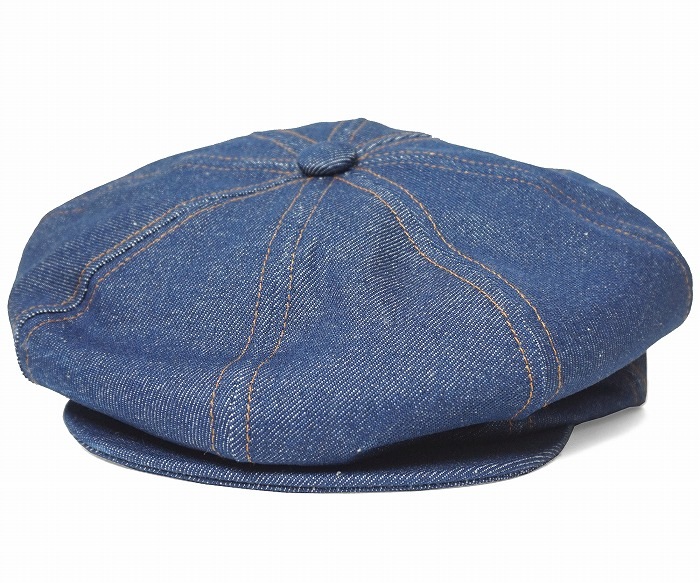 NEW YORK HAT ニューヨークハット 6103 Stitched Denim Newsboy