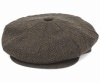 NEW YORK HAT　ニューヨークハット　9038 Herringbone Newsboy　ヘリンボン　ニュースボーイ　ブラウン