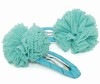 Milk & Soda　ミルク　アンド　ソーダ　TULLE POMPOM MINI CLIP　チュール　ポンポン　ミニクリップ　ミント