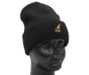 KANGOL　カンゴール　Acrylic Cuff Pull-On　アクリル　カフ　プルオン　ブラック×ゴールド
