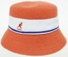 KANGOL　カンゴール　Bermuda Stripe Bucket　バミューダ ストライプ バケット　フェアリーオレンジ
