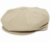 送料無料　NEW YORK HAT　ニューヨークハット　キャスケット　6218　Canvas Newsboy　キャンバス　ニュースボーイ　サハラ