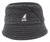 KANGOL　カンゴール　ハット　Dash Quilted Bin W/Earflaps ダッシュ キルティッド ビン イヤーフラップス　ブラック