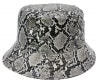 KANGOL　カンゴール Snakeskin Bucket　スネークスキン バケット ハット ブラックスネイク