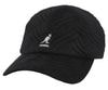 KANGOL カンゴール Plush Wave Puff Baseball Cap プラッシュ ウェーブ パフ ベースボール キャップ　ブラック