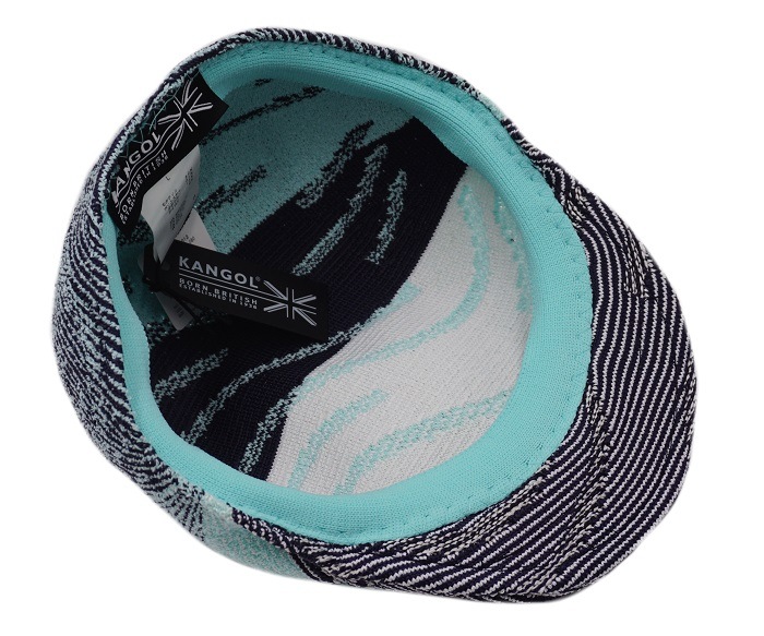 KANGOL�����󥴡��롡�ϥ���󥰡�Wavy Stripe 507���������ӡ������ȥ饤�ס�507���֥롼 �ƥ���ȡ��ޥ��